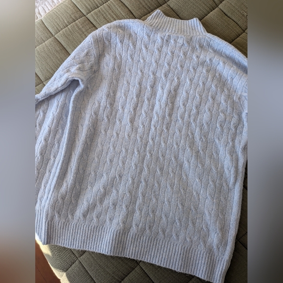 J Crew Cable Knit Mockneck Sweater - Size Small - Picture 8 of 9